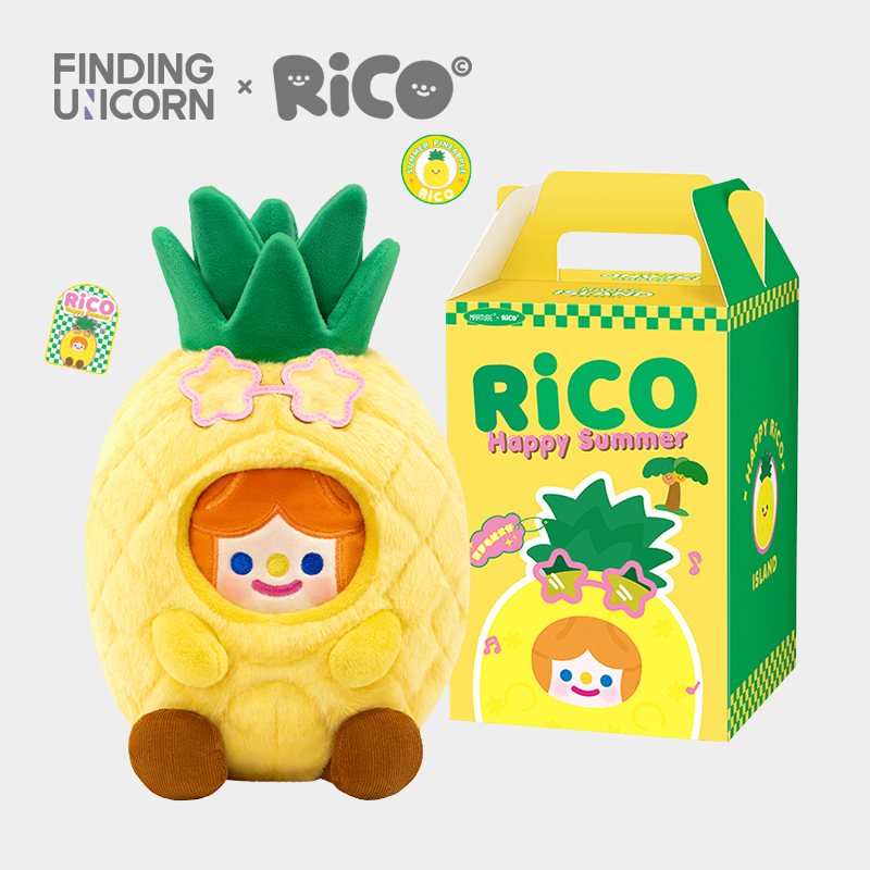 FINDING UNICORN RiCO Pineapple Plush Doll