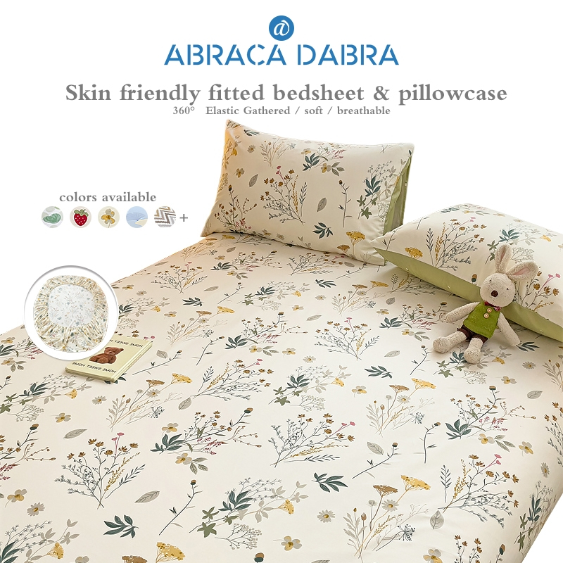 Abraca Dabra Cotton Bedsheet - Single/Super Single/Queen/King