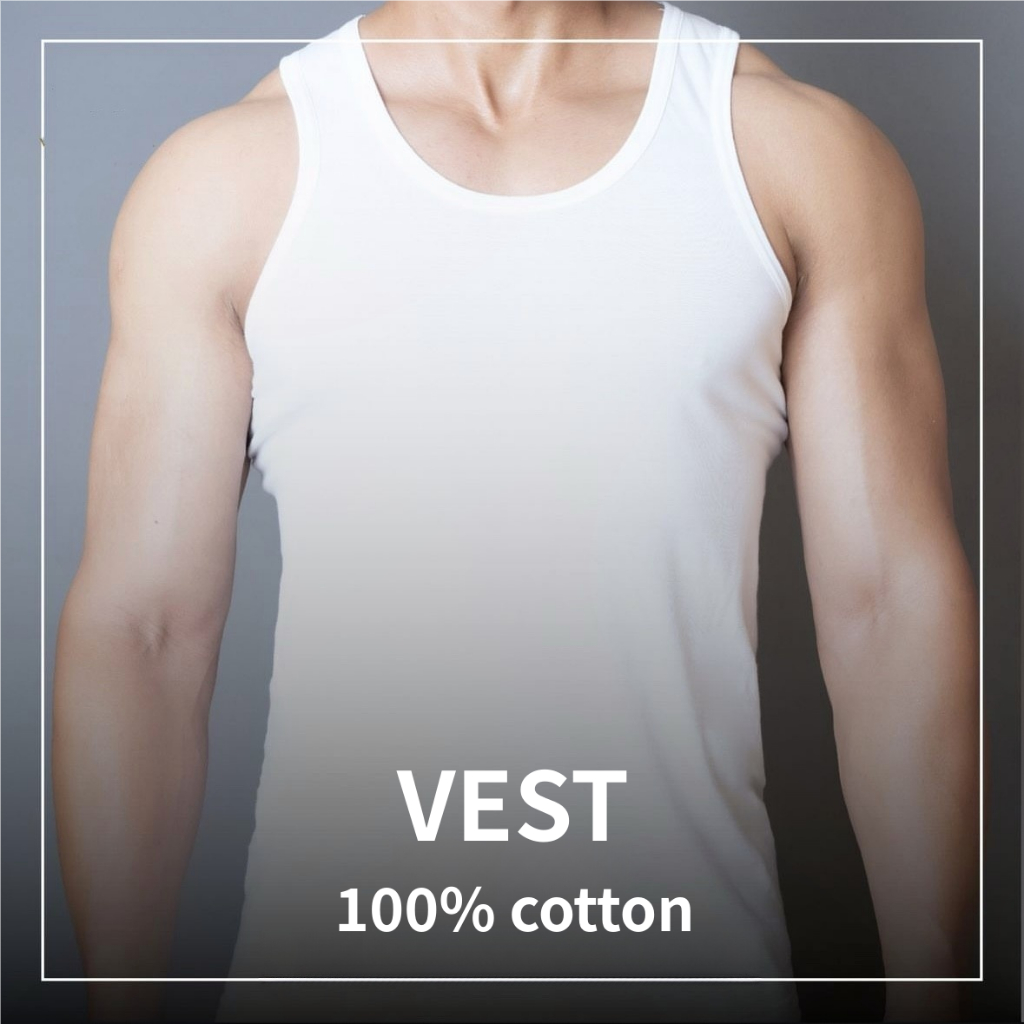 Summer cotton vest men loose youth breathable slim undershirt tight男士纯棉背心运动背心
