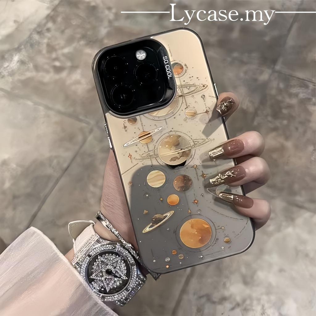 Lycase.my Sci-fi beautiful space planet iQOO Phone Case Compatible For 12Pro 11Pro 10Pro 9Pro 8Pro iQOOZ8 iQOOZ5 iQOOZ3 iQOOZ1 iQOONeo9Pro Casing Phone