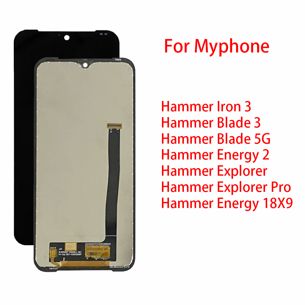 100% Tested LCD Display For MyPhone Hammer Blade 3 5G Explorer Pro Energy 2 18X9 Iron 3 LCD Display Touch Screen Digitizer Assembly Panel