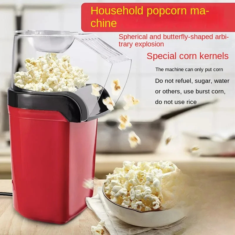 Electric Popcorn Maker Household Automatic Machine Air Blowing Popper