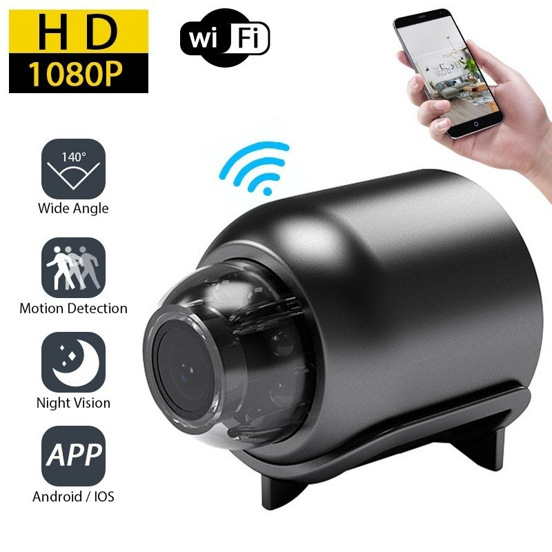 RUTUGU [Mini Invisible Security Camera WiFi HD 1080P Supports Conversations Auto Tracking Connect To Cell Phone