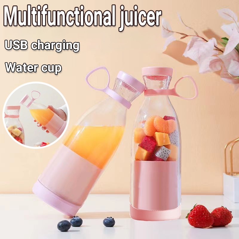 420ML Portable Electric Juicer Blender USB Wireless Charging Mini Fruit Mixers Juicers Multifunction Juice Maker Machine Drinking Cup