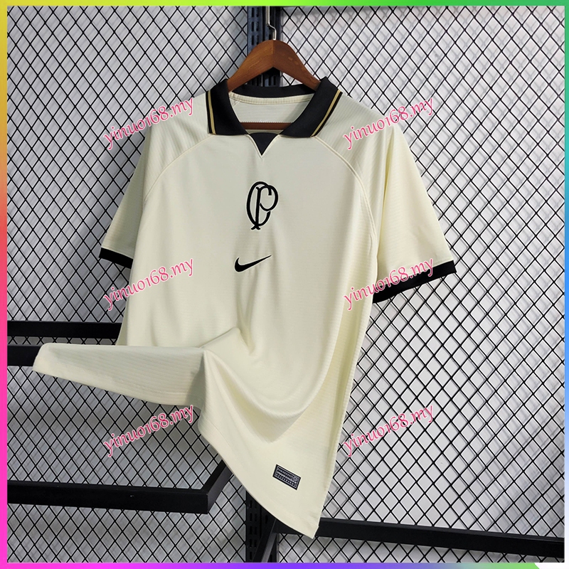 【Fans Issue】Corinthians Jersey 23-24 Beige Football Shirt