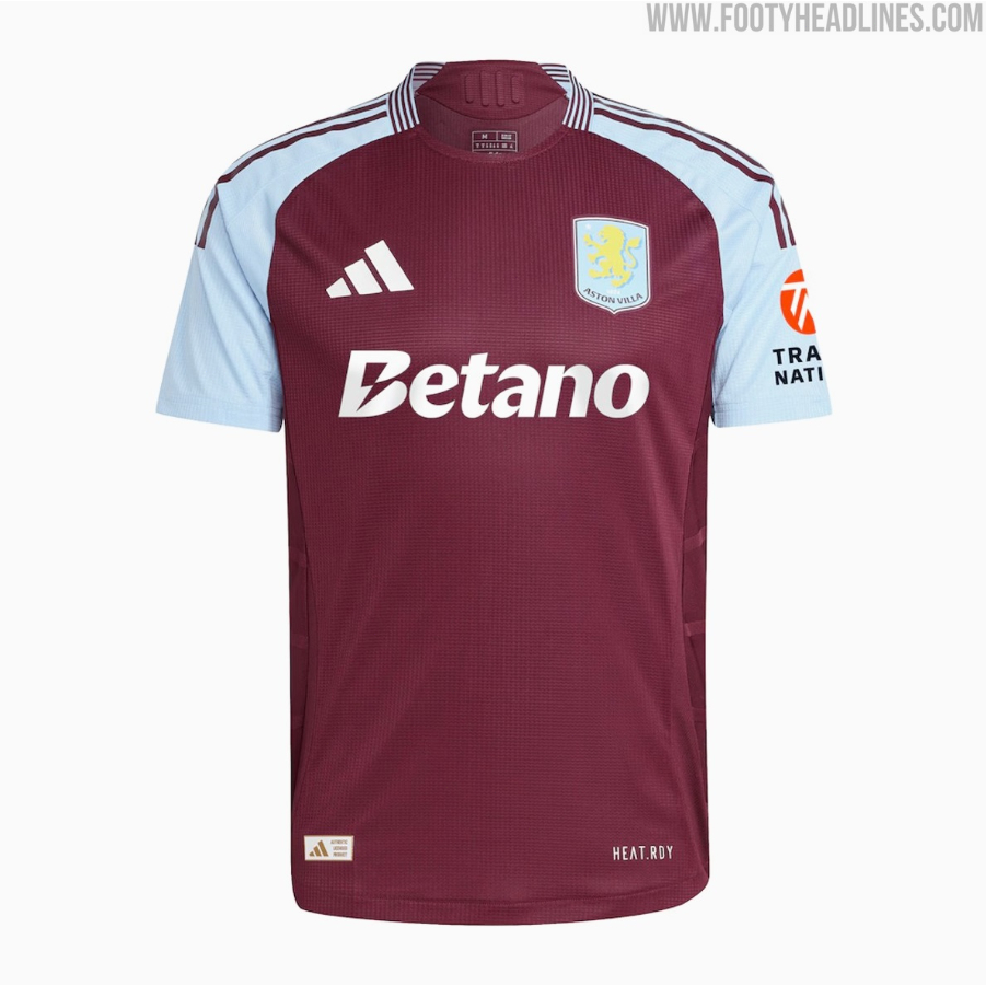 2024-25 Aston Villa Home Football Jersey