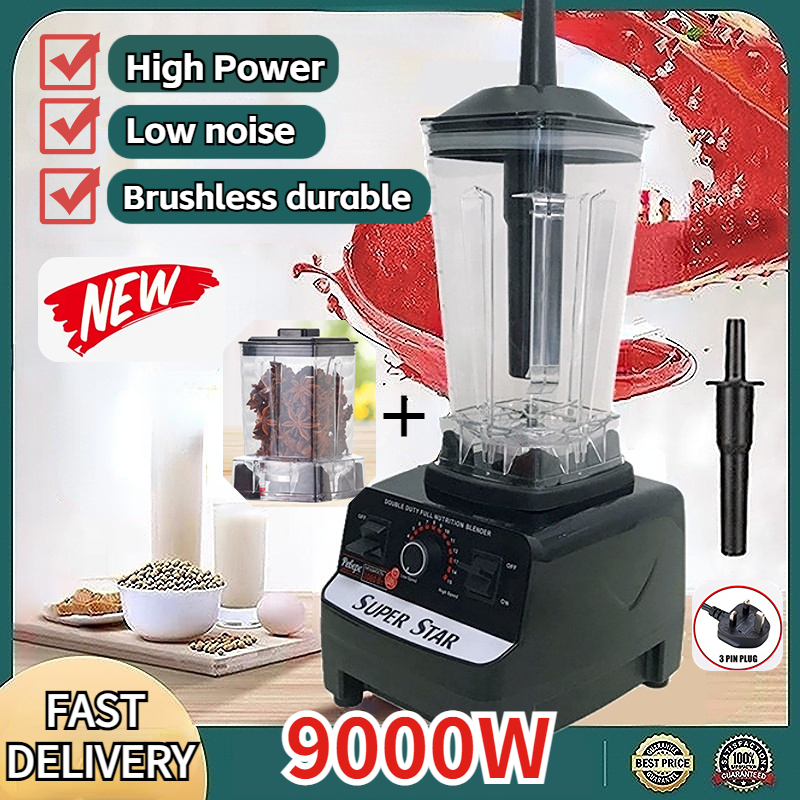 SILVER CREST 3L 4500W Heavy Duty Blender  Pengisar Mixer Juicer Food Processor fruit blender