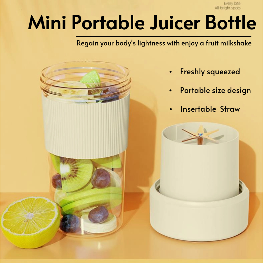 Electric Juicer Cup USB Charging Portable Multi-Functional Mini juicer for Meal Replacement Fruit Juice Extractor