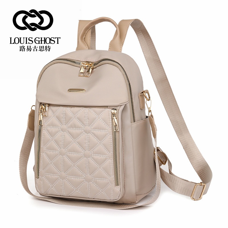 【Lakita】Backpack Women 2025 New Style Ladies Backpack Korean Version All-Match Large-Capacity Water-Repellent Travel Backpack MK366#