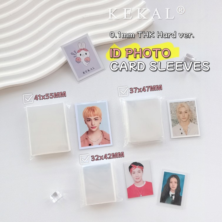 【KEKAL Mini Size ID Photo Sleeve】High Clarity No PVC Acid Free K-pop License Photocard Storage Inner Sleeves