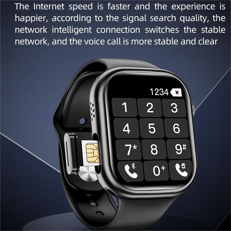 [SIM card] camera smart watch Call K01 call fitness APP waterproof large screen HD Android