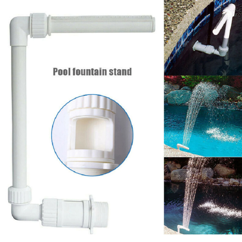 Swimming Pool Waterfall Fountain Kit PVC Water Spay Pools Spa Decorations Swimming Pool Accessories