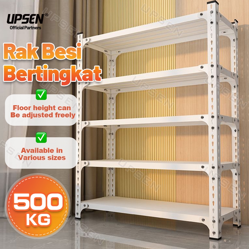 3-6 Tier Metal Boltless Rack Home kitchen Store Storage Rack Warehouse Rak Besi Serbaguna Bertingkat Livin Rack Boltless Rack Shelf Rack Storage White Rak Barang Rak Kasut Rak Dapur Rak Besi 铁架 置物架 橱柜架子