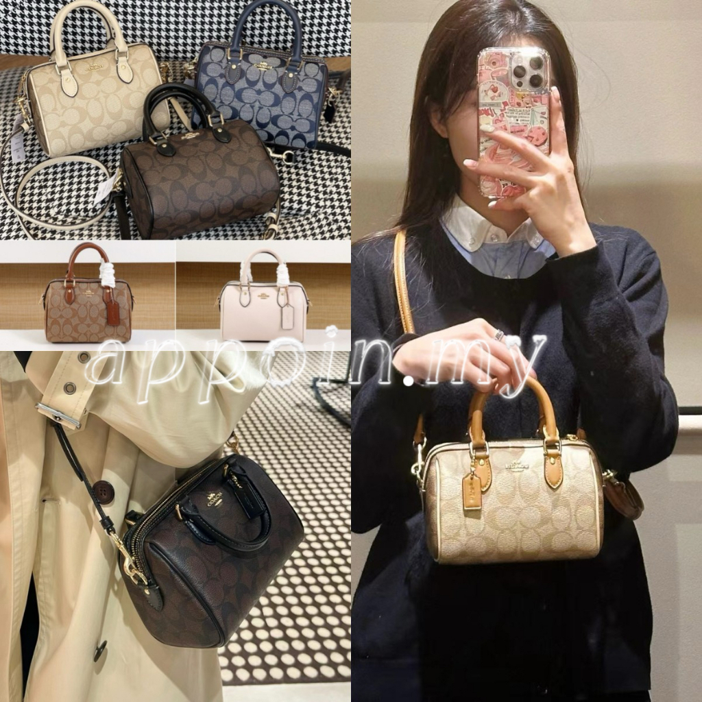 CH 370 160 157 100% C Brand Rowan handbag women sling bag Mini Rowan Boston Pillow Bag