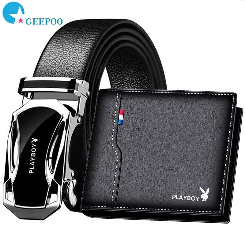 Men Leather Belt Casual Waist Strap Formal Automatic Buckle Belt Elegant Matte Waist Belt For Men Tali Pinggang Lelaki