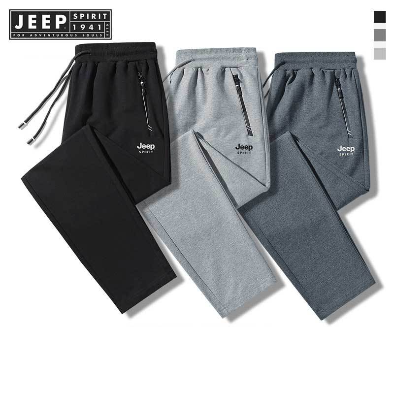 JEEP SPIRIT 1941 ESTD Slim Fit Casual Pants With Flat Feet And Ankle Binding