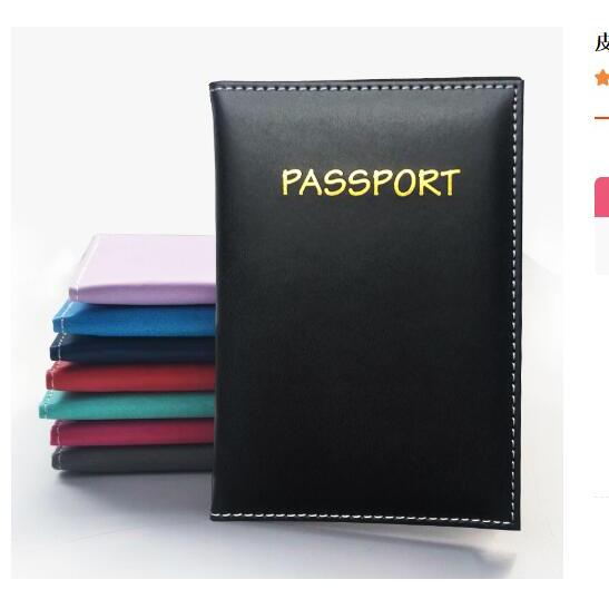 Multifunction Passport Cover Credit Card Change Wallet Waterproof Pu Leather Plane Ticket Document Pouch Card Id Organize Holder