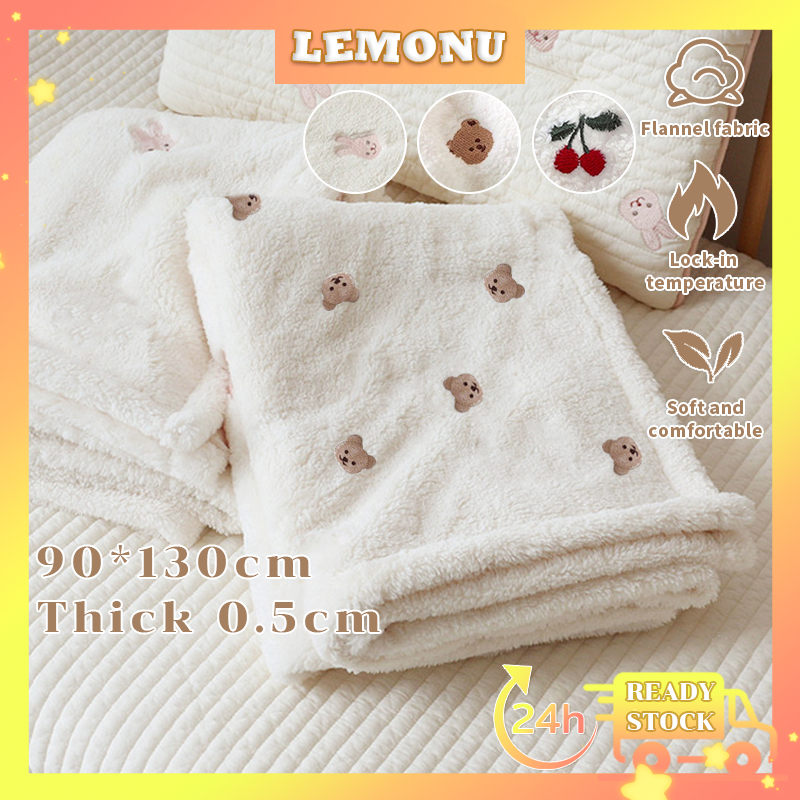 【Local Delivery】Selimut Baby Fluffy Comforter Selimut Gebu Lembut 90*130 cm Soft Blanket Single