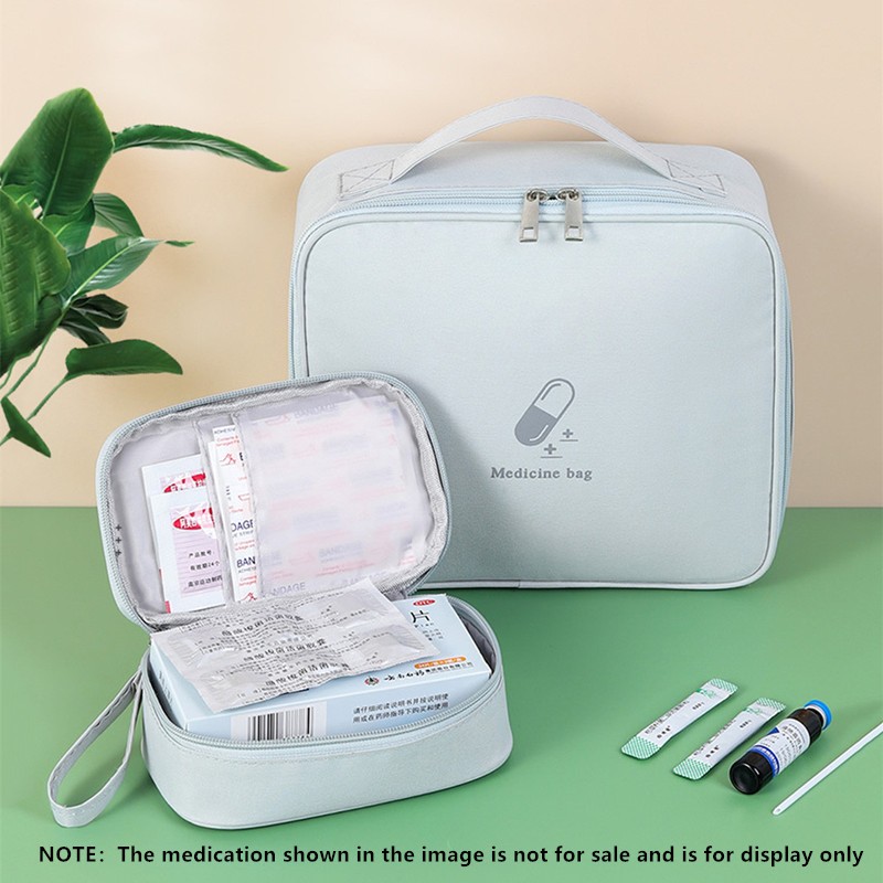 Portable Medicine Storage Bag Travel Box Home First Aid Kit Survival Bags Large Capacity Car Camping Emergency Pouch