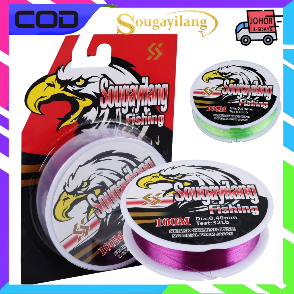 Fishing Accessories Carp Fishing Line Super Strong Nylon Saltwater/Freshwater (100m)