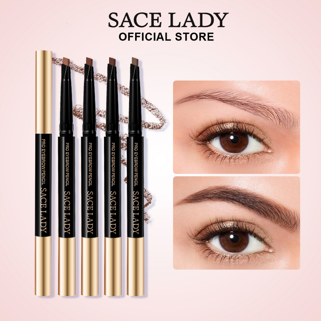 SACE LADY Waterproof Eyebrow Pencil Makeup Longlasting Smudge-proof Eye Brow Pen Cosmetic