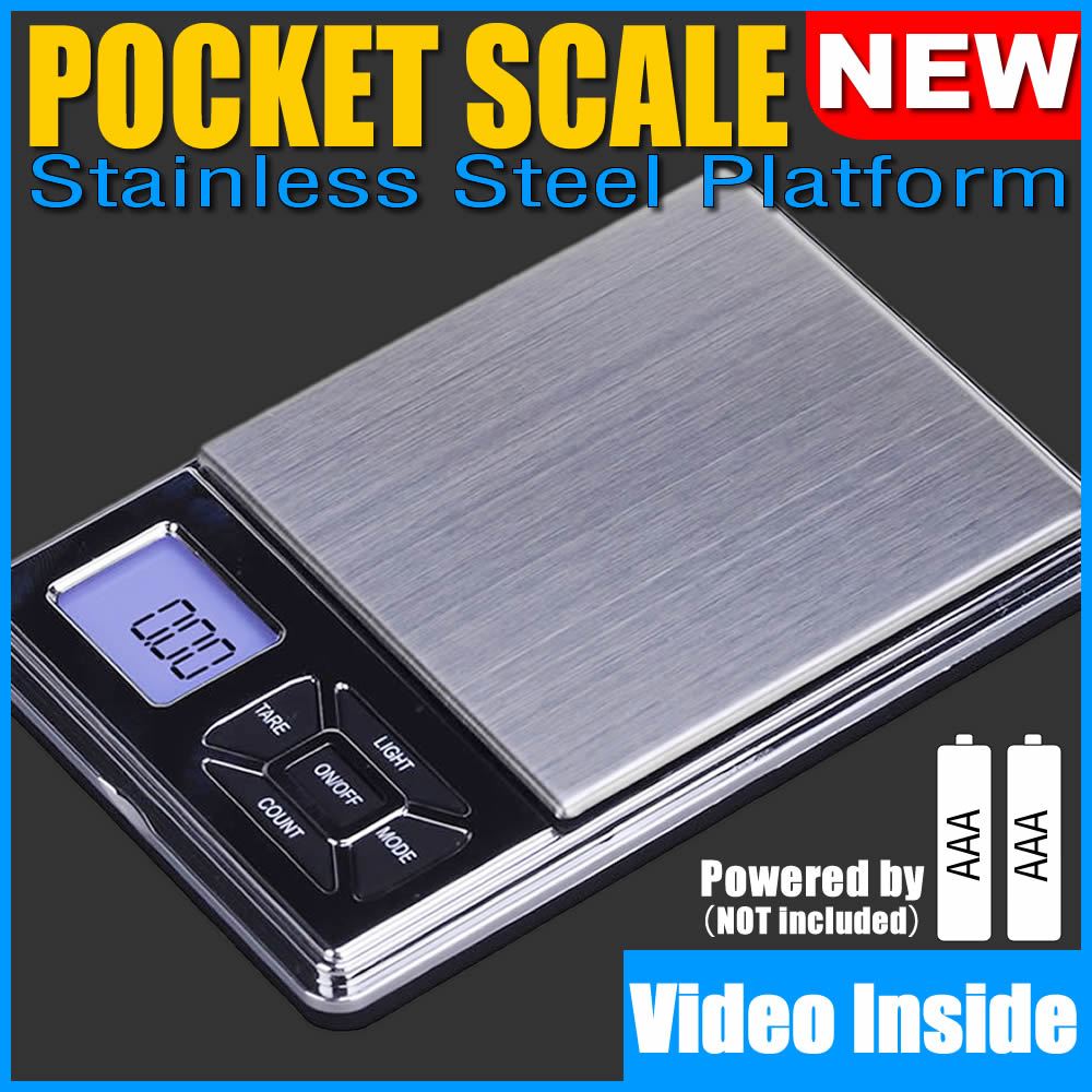 ✅Digital Scale 0.01g, Electronic Pocket Scale for Jewelry, Stainless Steel Platform, High Quality