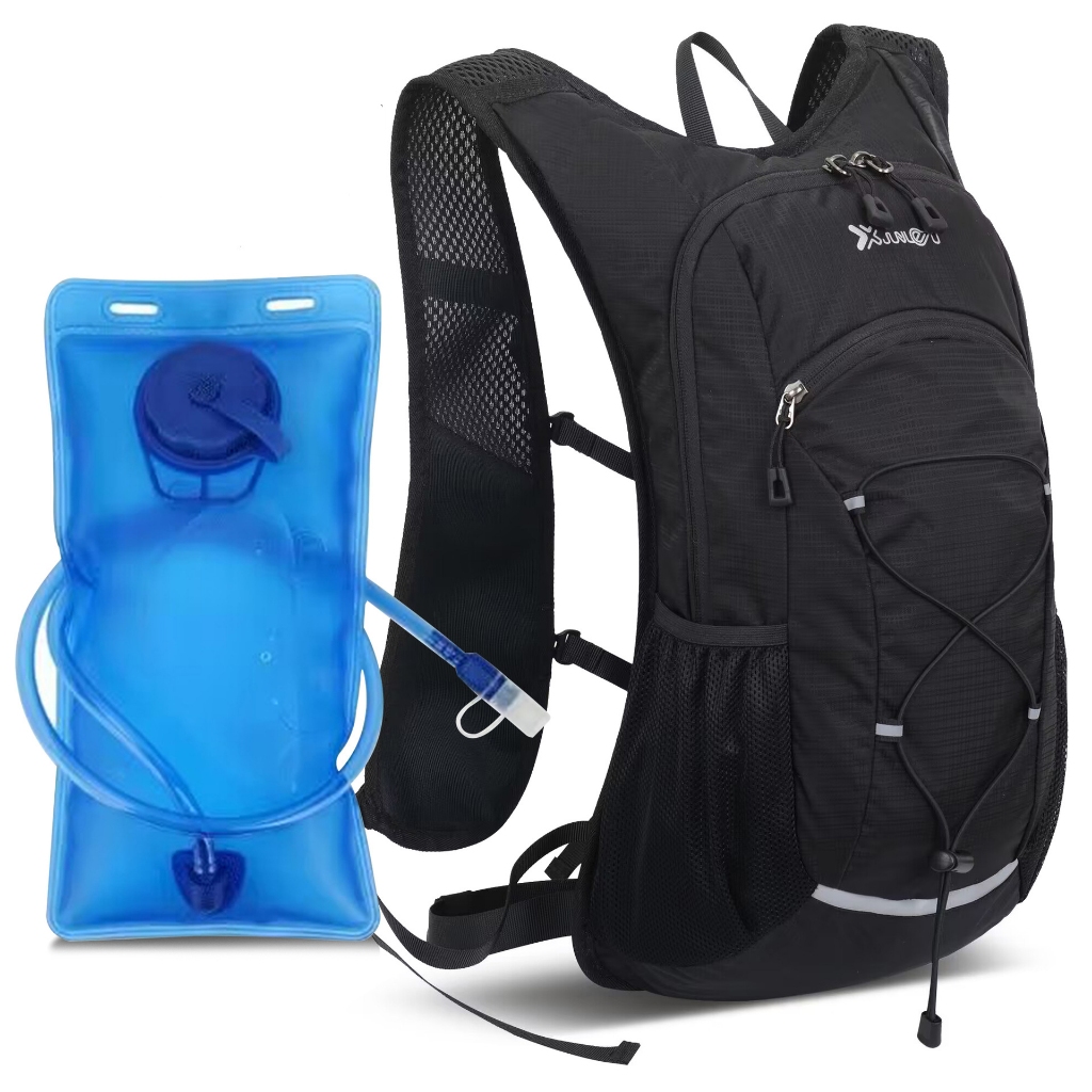 Hiking Backpack with 2L Hydration Bladder Lightweight Packable Hiking Daypack for Men Women Waterproof Camping Bags
