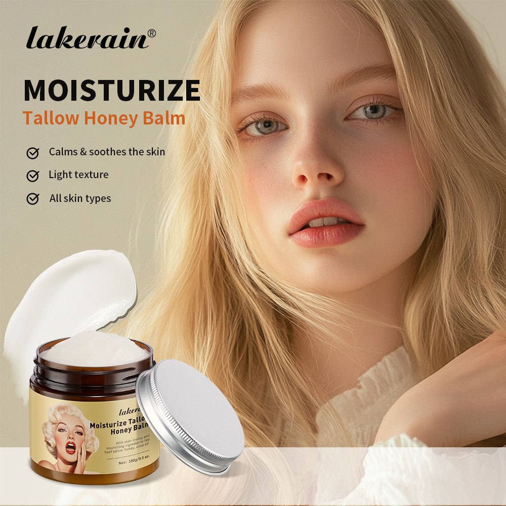 Lakerain Tallow Honey Balm Face Moisturizer