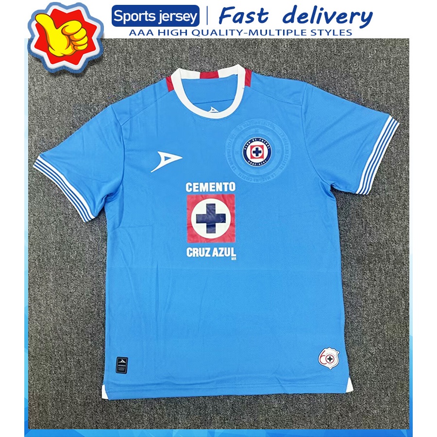 Thai version 2425 Blue Cross home court soccer jersey customizable