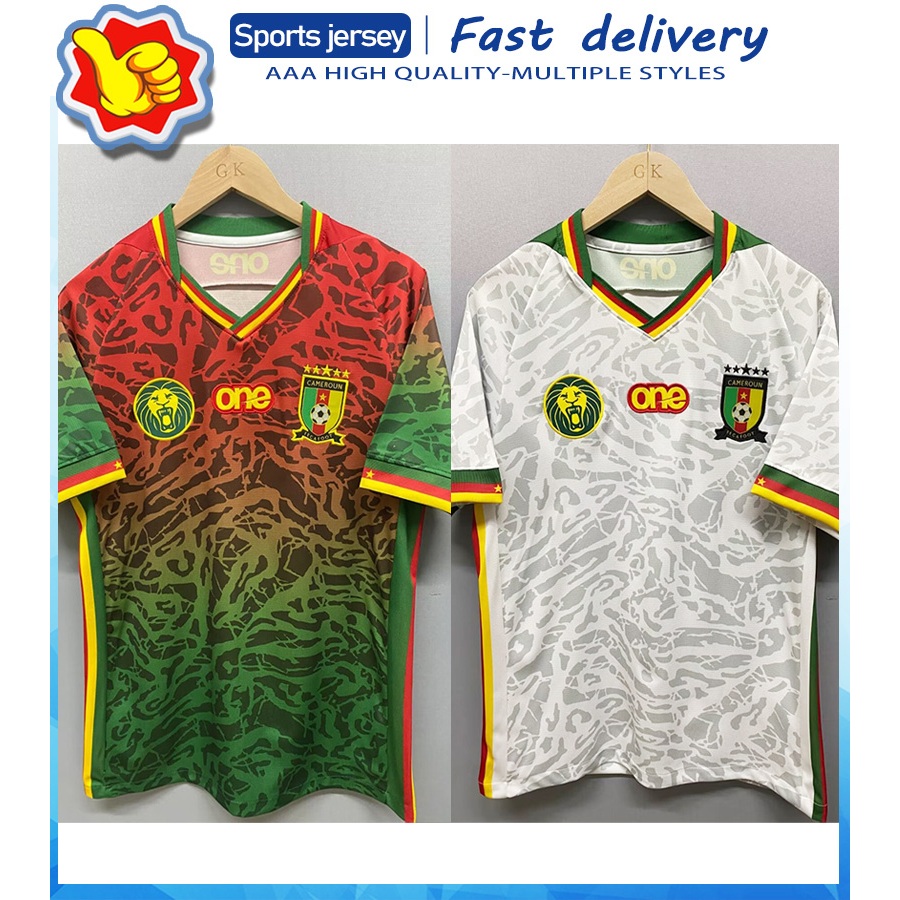 Thai version 24/25 Cameroon home and away soccer jerseys customizable