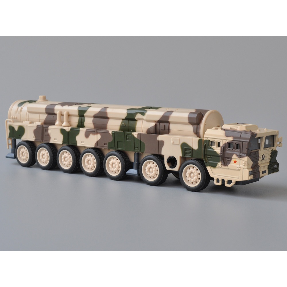 Diecast Military Vehicle Model Toy DF-31 Ballistic Missile Truck Replica With Sound & Light