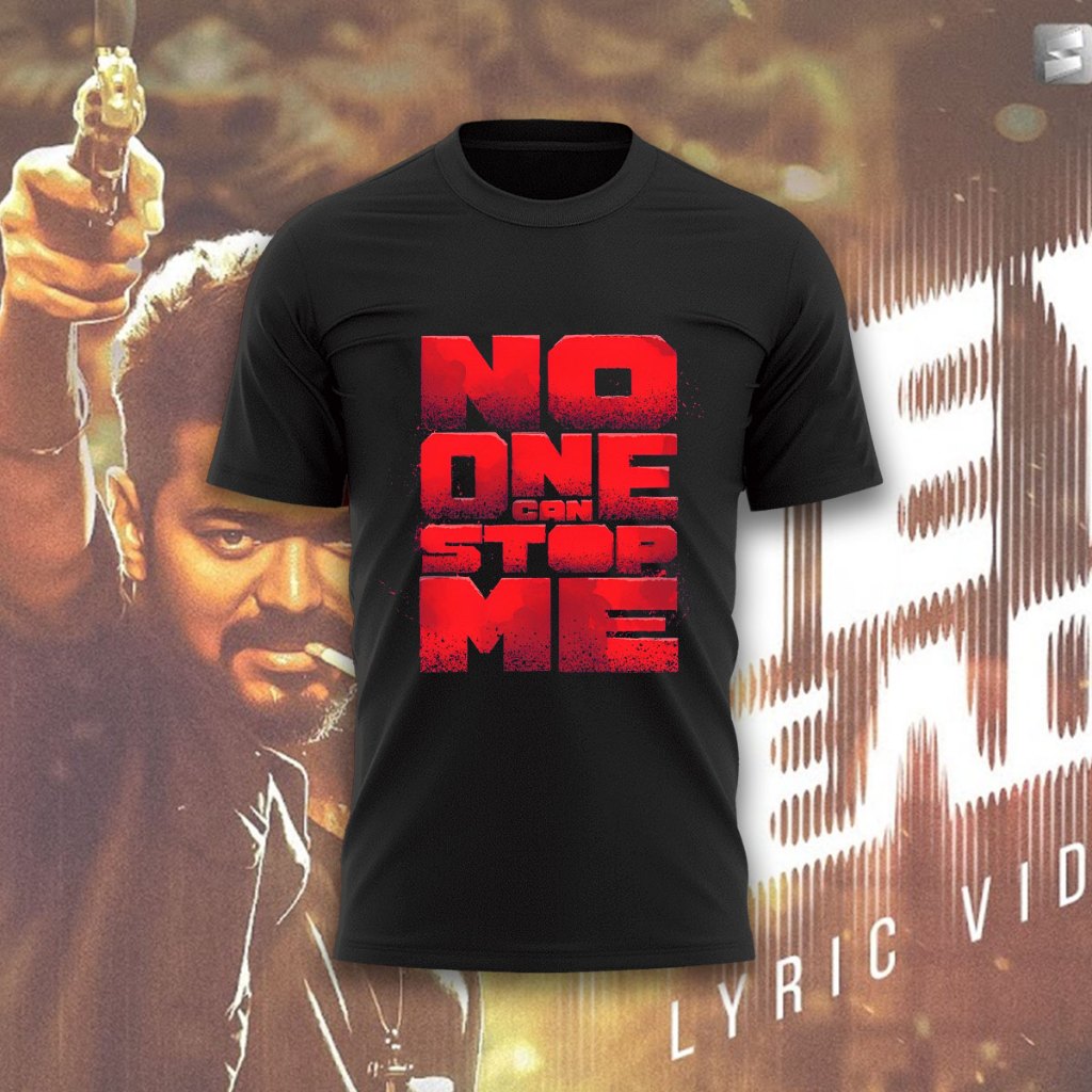 T-shirt LEO Thalapathy Vijay Kambing di Malaysia #NO ONE CAN STOP ME