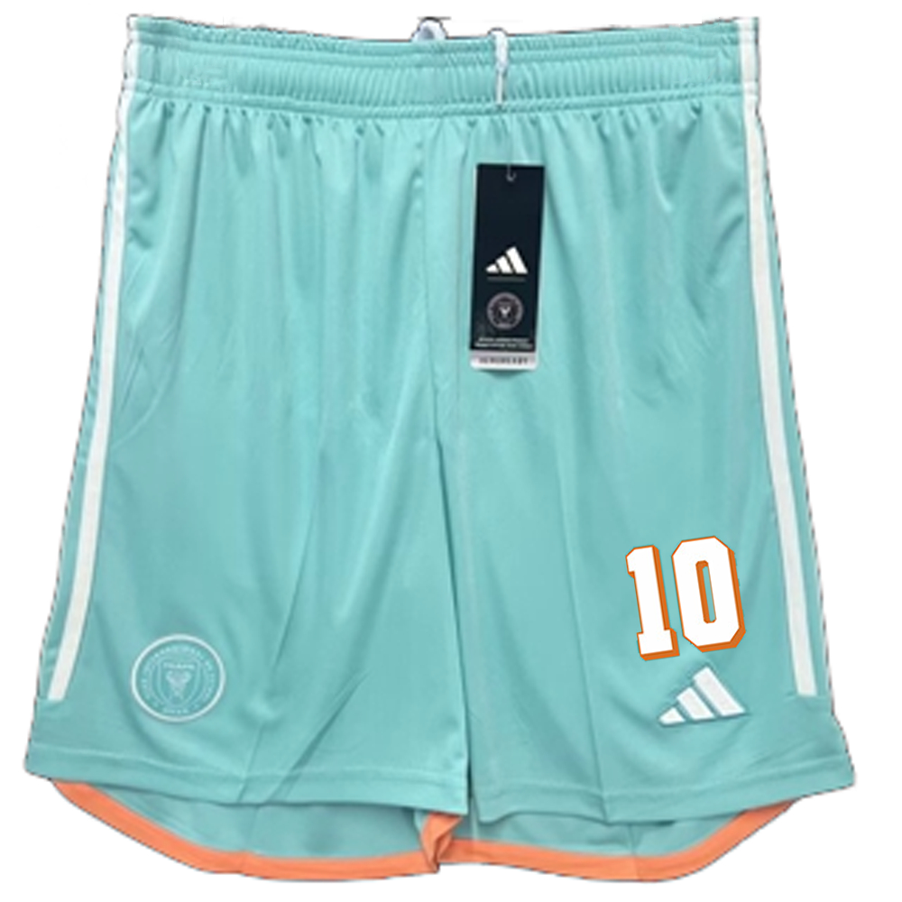 2024-25 Season Inter Miami Second Away Sport Short Pants Lionel Messi Luis Suarez Football Shorts