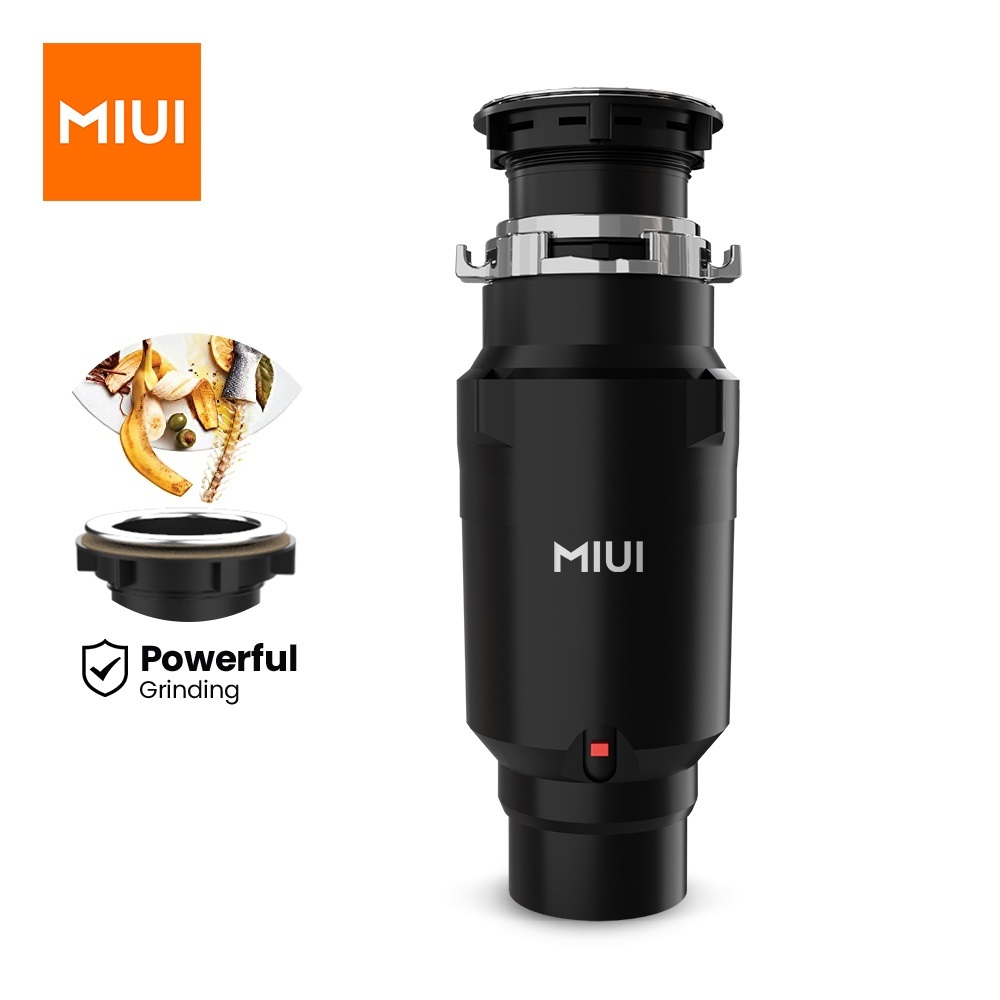 MIUI Food Waste Disposer, Atainless Steel Waste Crusher, Blade Free Super Abrasive Food Grinder