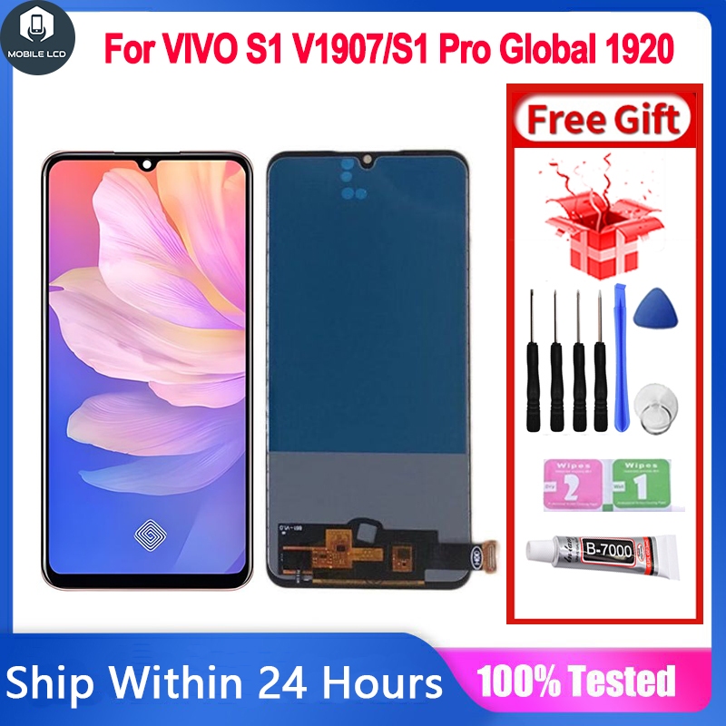 Display OLED LCD Touch Screen Per Vivo S1 Pro 1920 PD1945F_EX - Ricambio Nero UA PARTS
