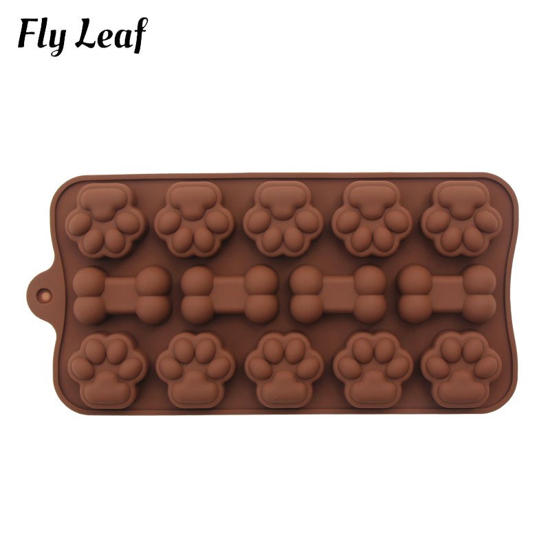 Cat paw Chocolate molder Food Grade DIY High Quality Silicone Mold Cake Decoration Baking Brand Cake