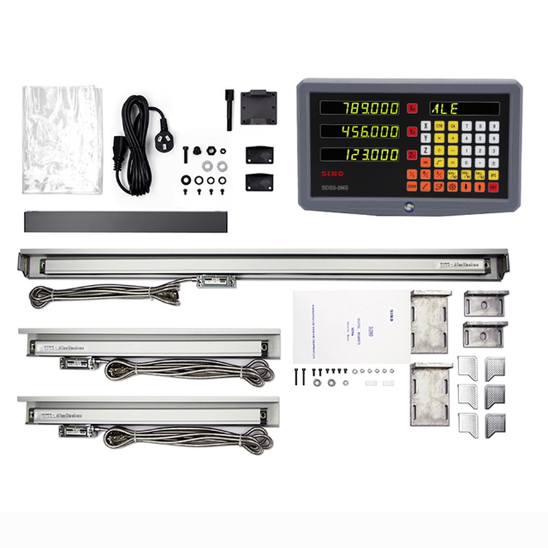 SINO DRO SDS3MS 3 Axis Digital Readout TTL EIA-422 AC80V-240V for Milling Grinding Lathe Machine KA300 linear scale optical encoder glass ruler