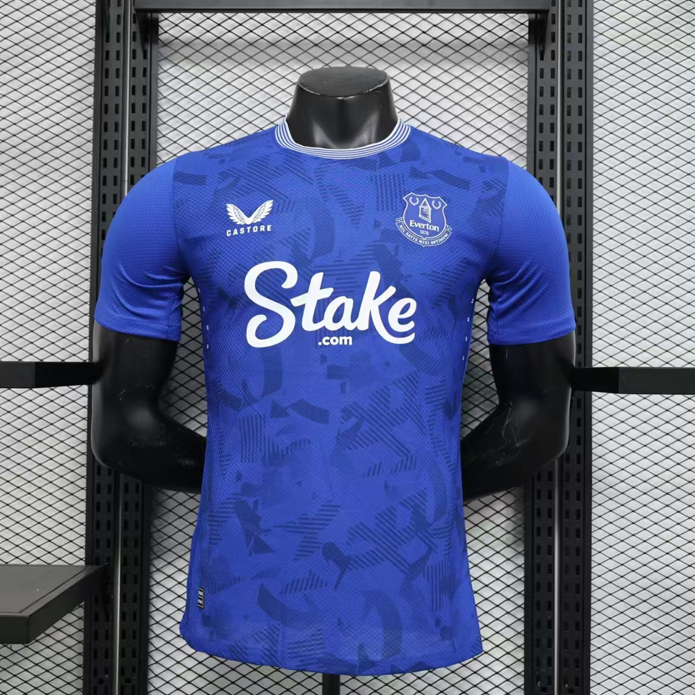 2024-25 Season Everton F.C. Home Player Version Sports Jersey Football Shirt