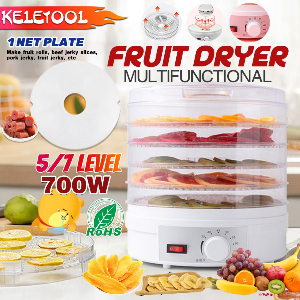 Food Hydrator Machine 700W Dehydrator Machine Fruit Dryer Vegetables Dryer Snacks Air Dryer dry machine Freeze Dryer 烘幹機 食物