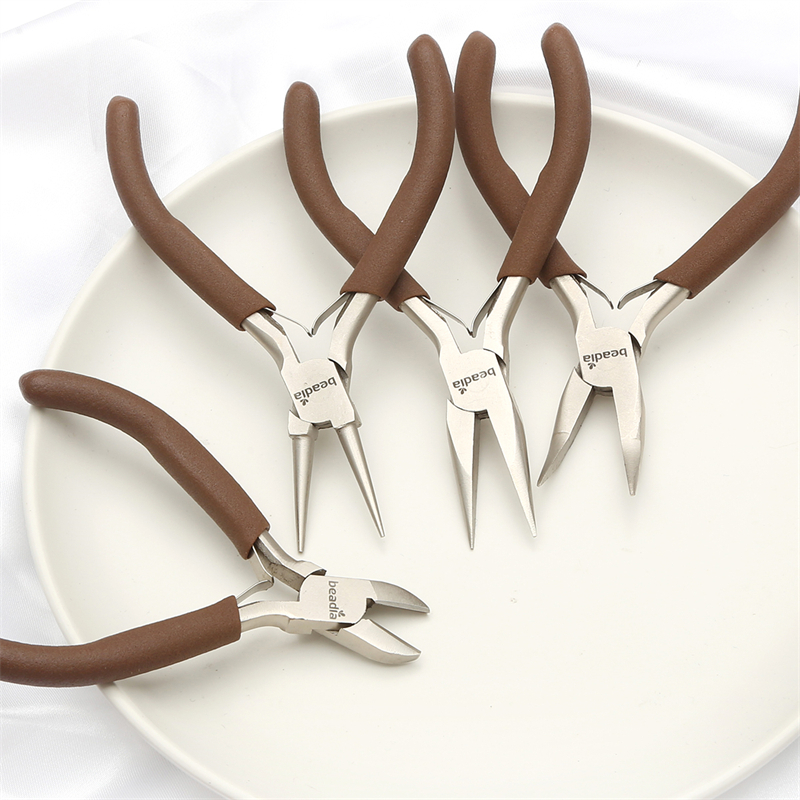 1pcs/bag Seiko Carbon Steel Curry Handle Pliers For Repair Beading Making Needlework DIY Jewelry