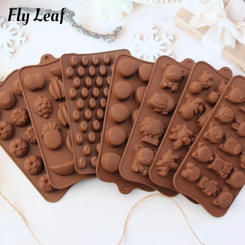 Best selling molder High Quality DIY Flower Silicone Mold Animal Love Chocolate molder Baking Cake