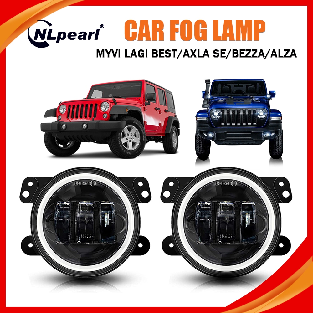 NLpearl 4Inch 3.5inch LED Fog Lights 60W Amber Yellow CREE Led Chips Offroad Driving Fog Lights Drl For Car Motorcycle