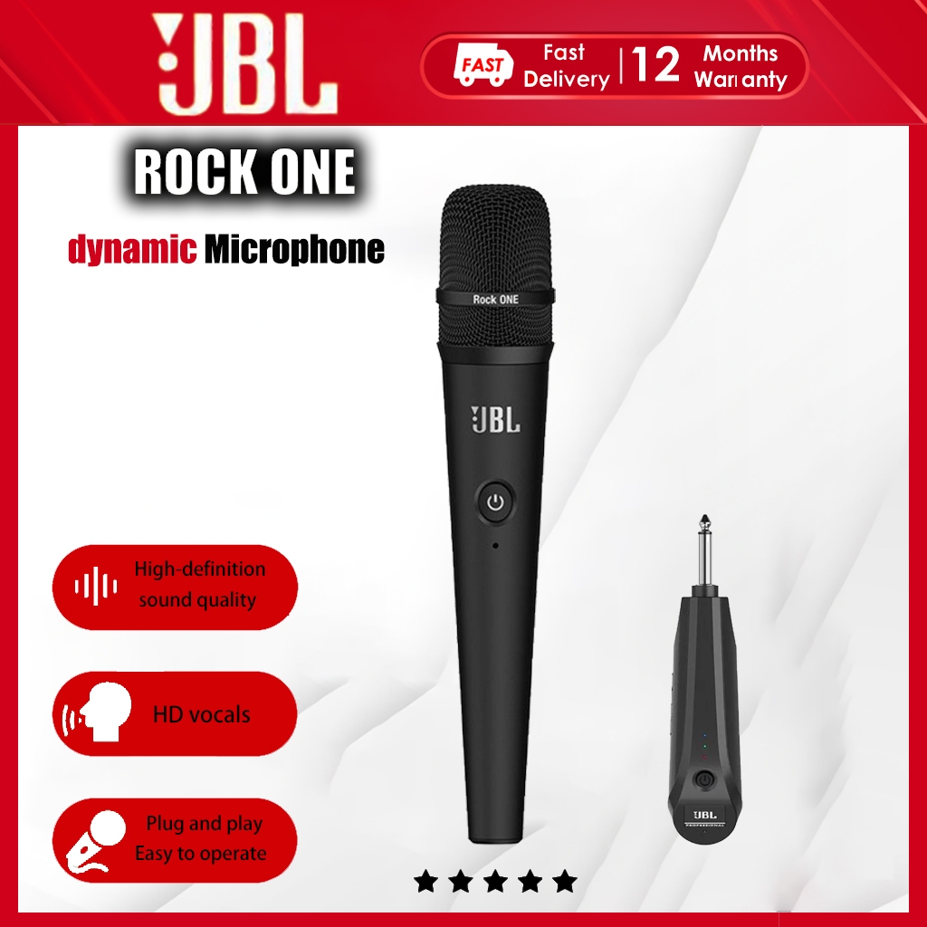 JBL Rock ONE Portable Wireless Microphone Outdoor K Song Handheld mic,dynamic microphone