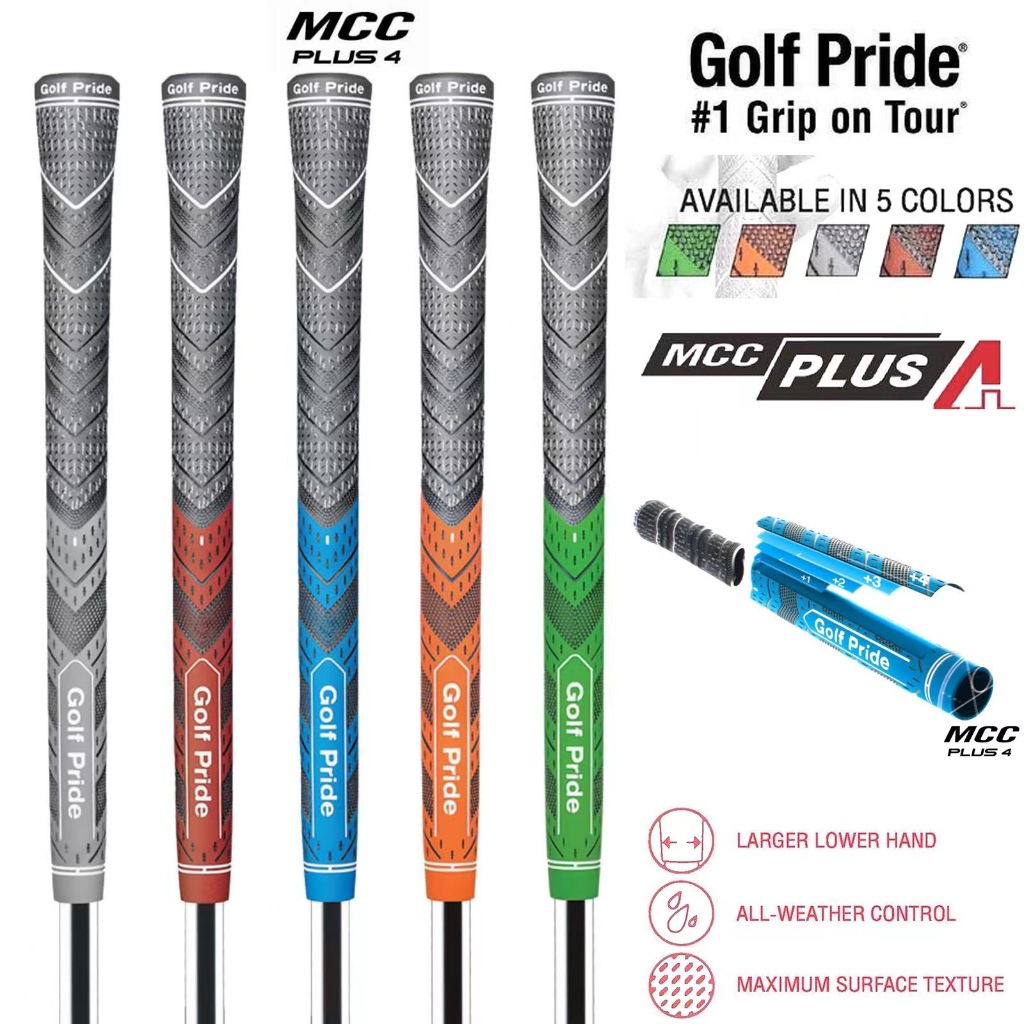 Golf Pride Golf Club Grips MCC PLUS4 Standard/Midsize Iron Golf Wood Club Grip Cabon Yarn