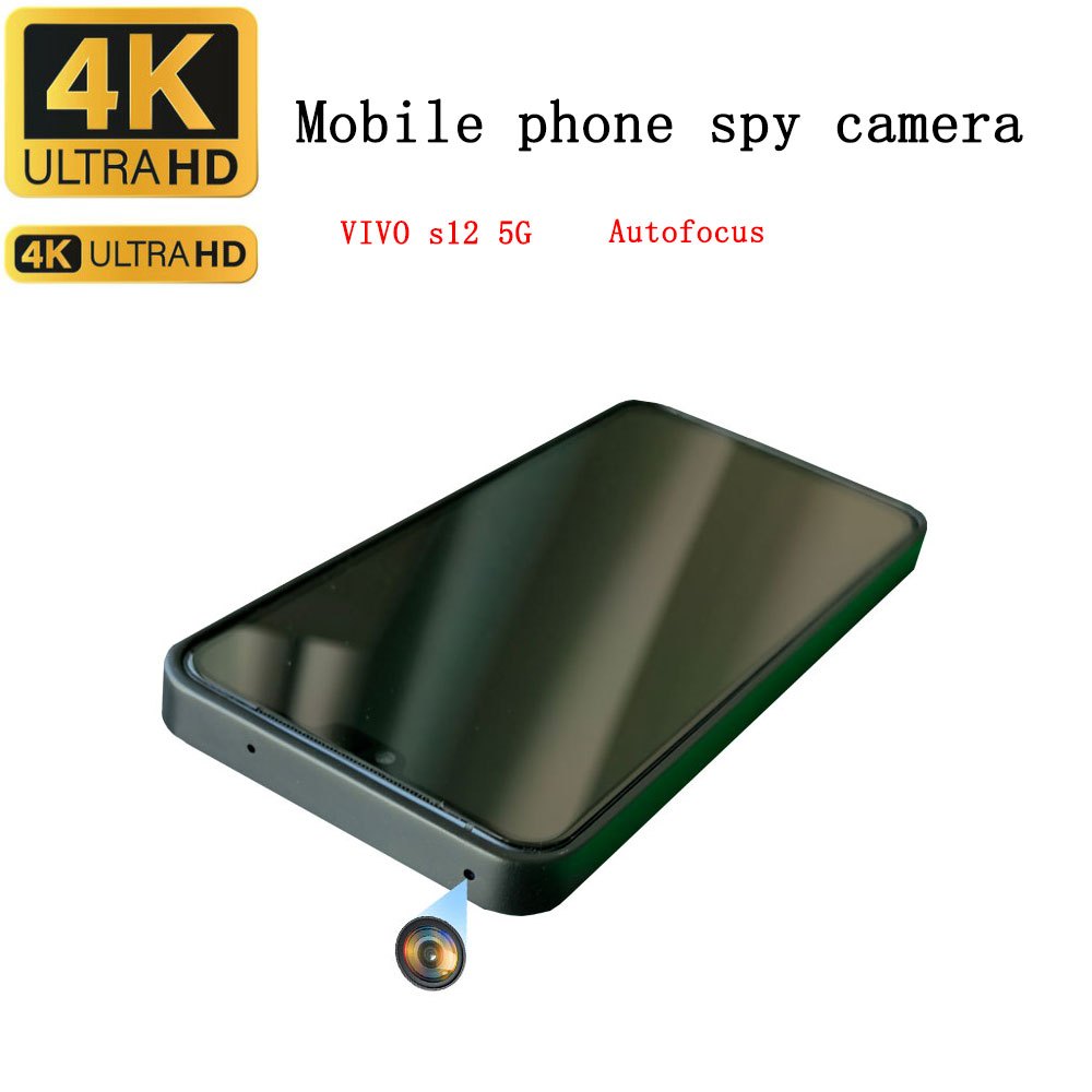 Mobile phone hidden spy camera 4K HD mini camera hidden camera secret camera disguise lock screen recording 3840x2160 resolution for secret shooting