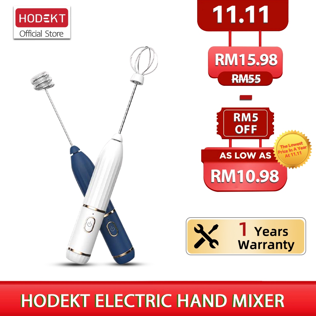 HODEKT Electric Hand Mixer Multi-functional electric whisk Hand Blender electric mixer for baking