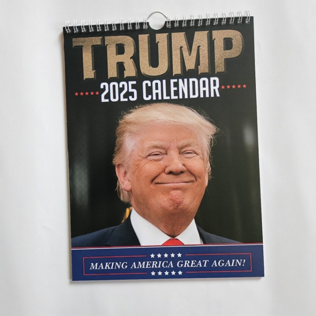 2025 Political-Themed Wall Calendar with Notation Space - Durable, Vibrant Monthly Planner Ideal for Supporters - 2025 Funny Trump Wall Calendar