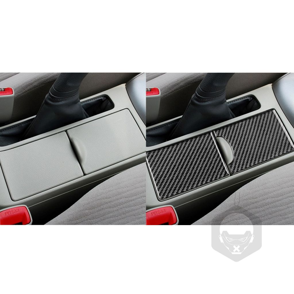 For Toyota Corolla 2009-2013 Carbon Fiber Sticker Cup Storage Panel Interior Cover Trim Accessories