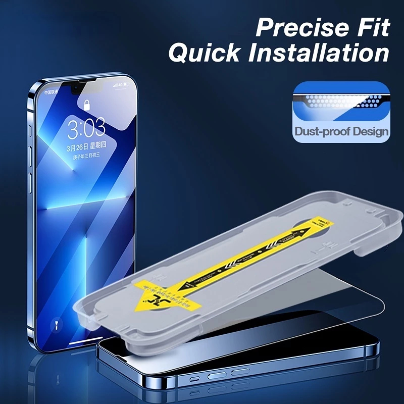 For iPhone 17 Pro Max 16 15 14 13 12 11 Pro Max 14 15 16 Plus X Xs Max XR 6 6s 7 8 Plus Anti-peeping Privacy HD Green Light Clear Matte Tempered Glass Quick Easy Paste Screen Protector
