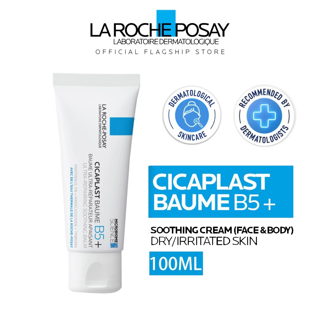 La Roche Posay Cicaplast Baume B5+ 100ml - Soothing Multi-Purpose Repairing Balm for Dry / Irritated Skin